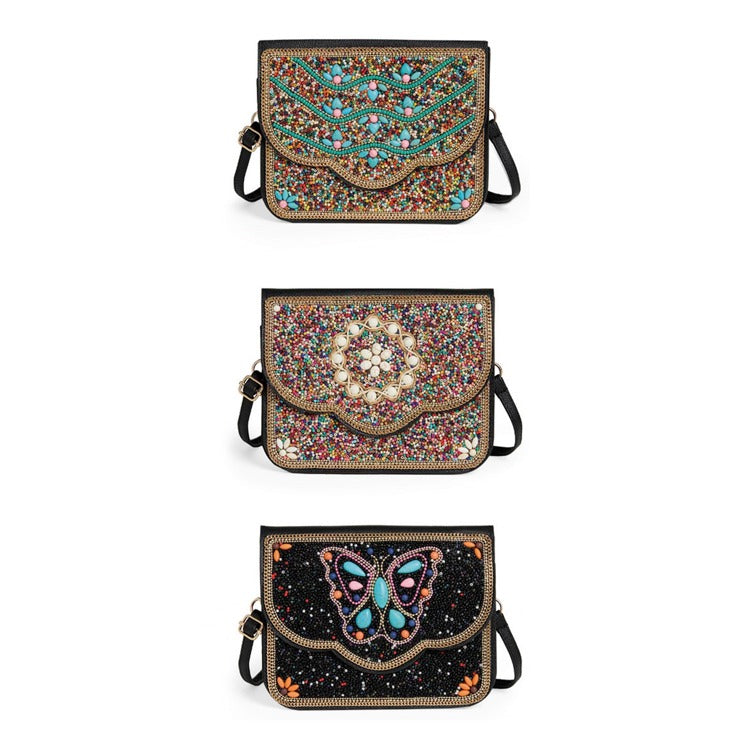Artisan Beaded Envelope Crossbody Assortment...