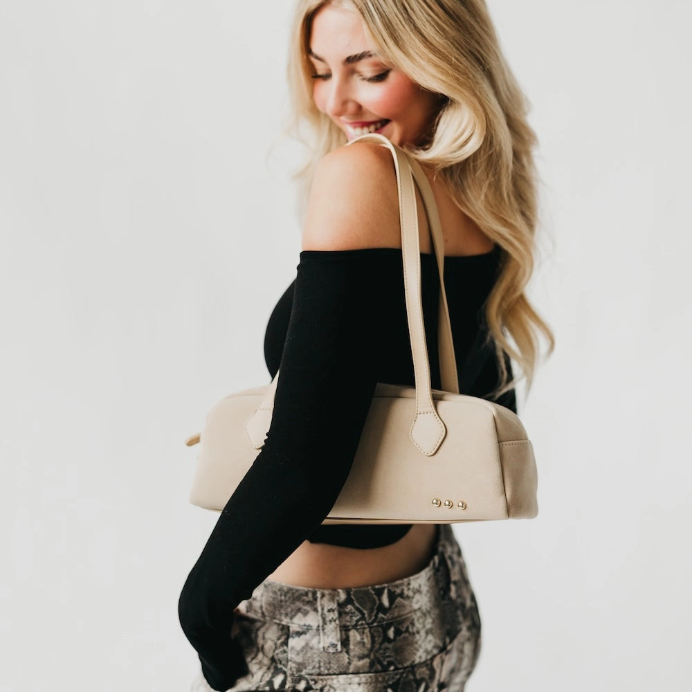 Sally Barrel Shoulder Bag
