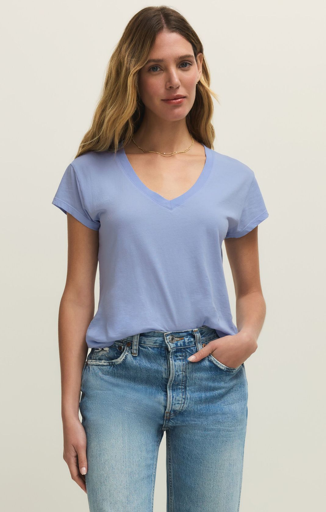 Modern V-neck Tee