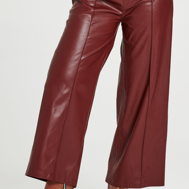 Sparkle Faux Leather Pants