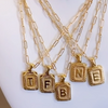 Letter Plate Necklace