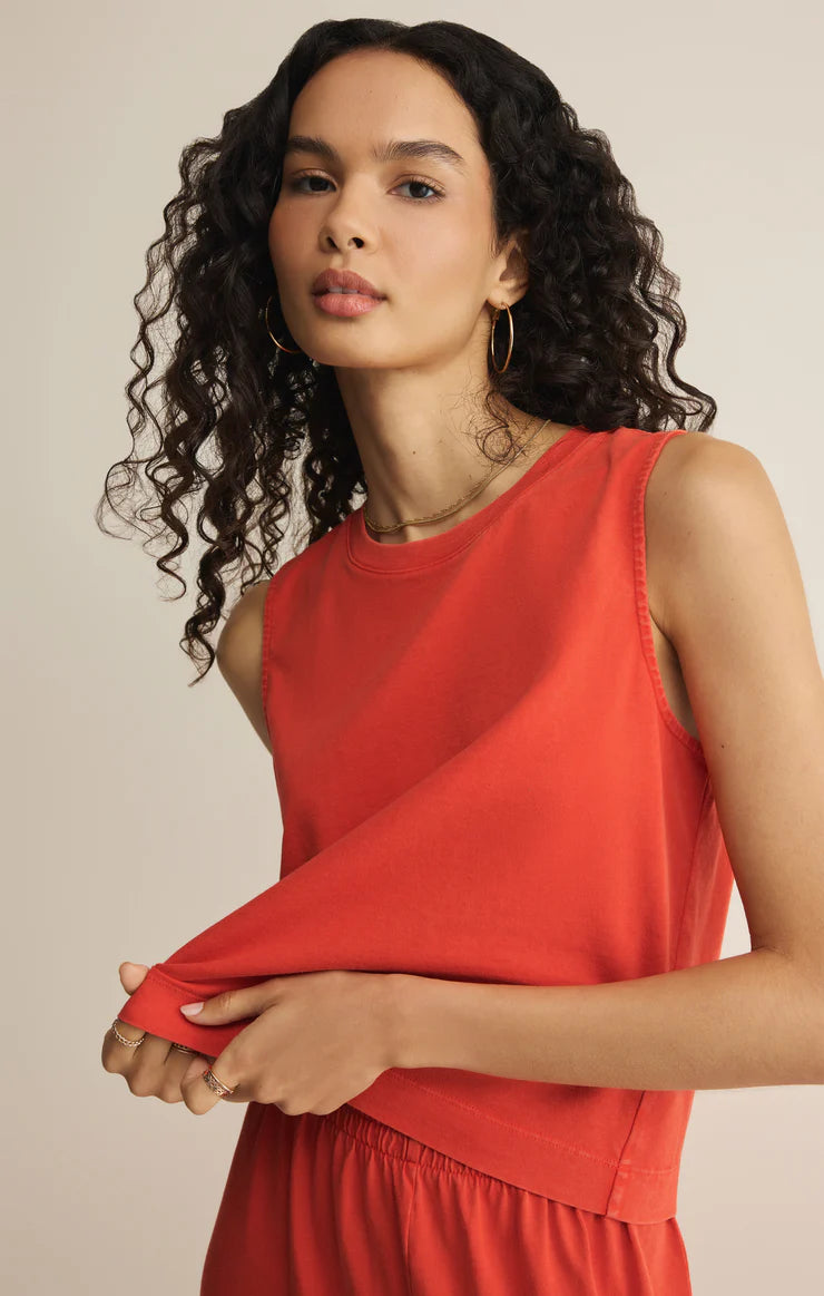 Sloane Jersey Muscle Tank