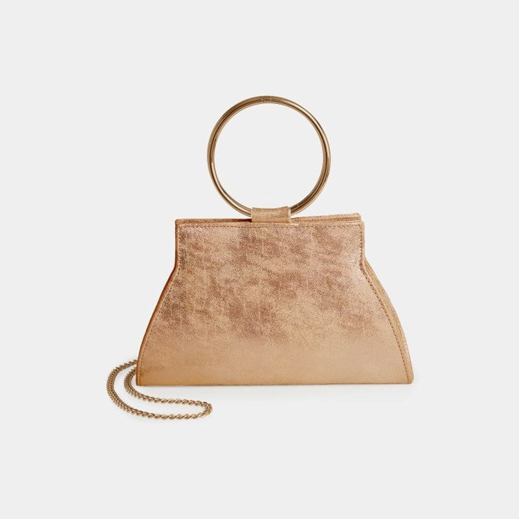 Coco + Carmen Lucy Shimmer Wristlet - Lt. Gold