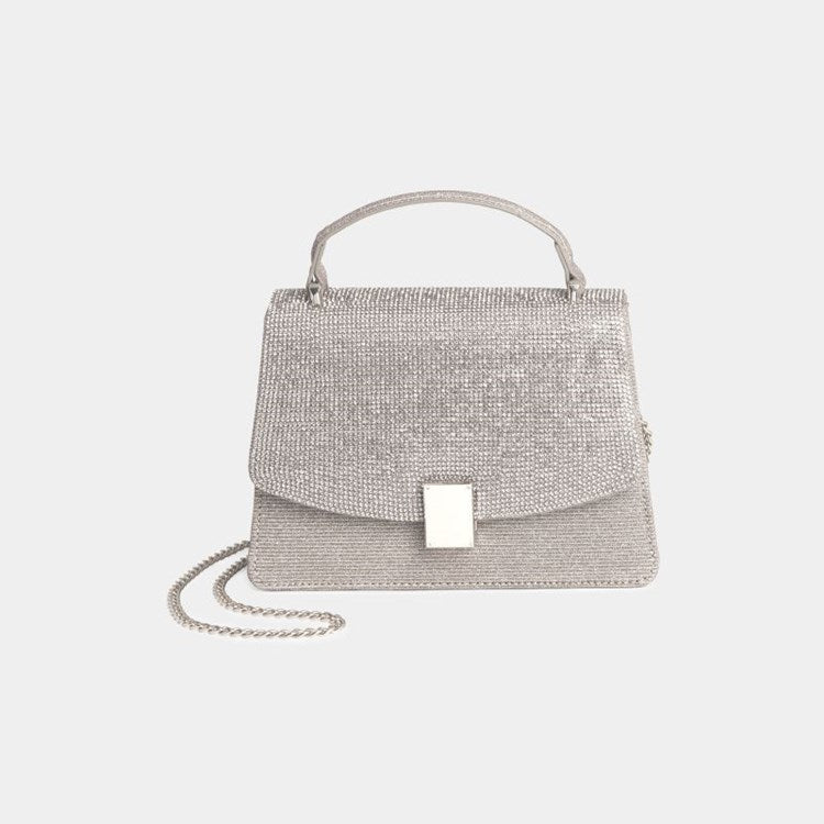 Coco + Carmen Zora Glimmer Tote - Silver