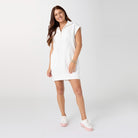 XS - Serena Sleeveless Quilted Dress with...