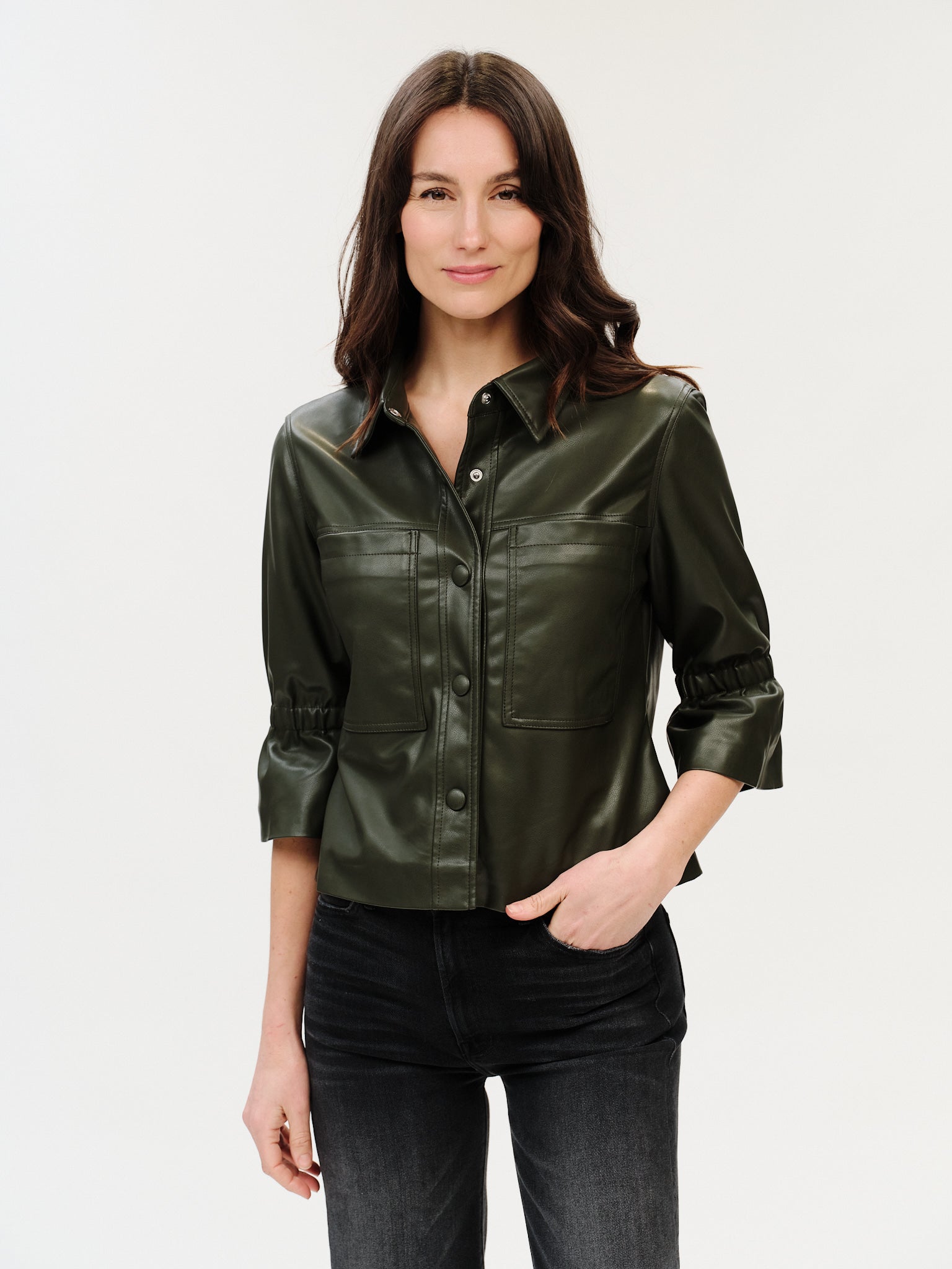Romy Faux Leather Jacket