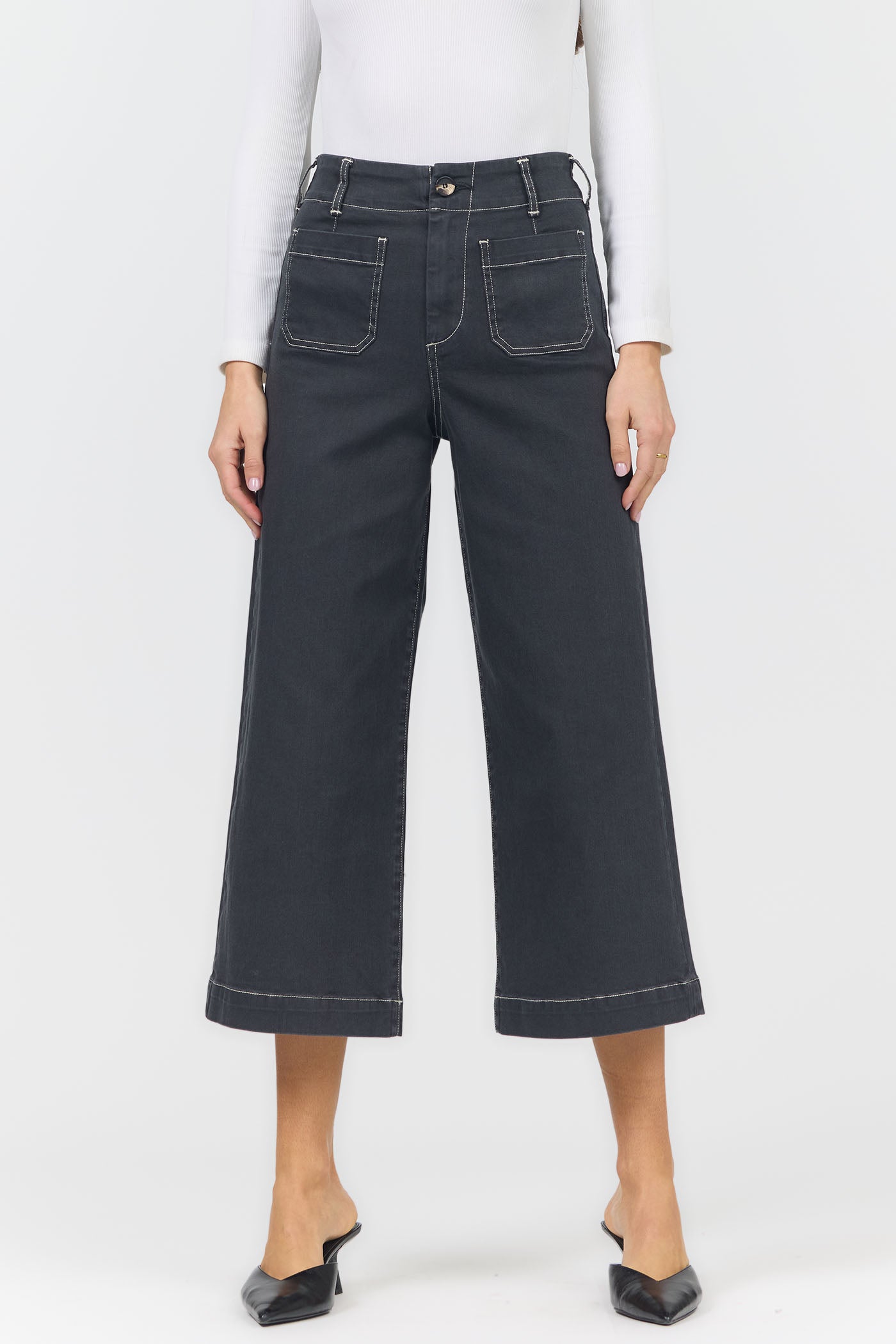 Audrey Cropped Denim
