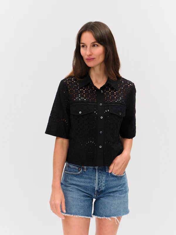 Tove Eyelet Top