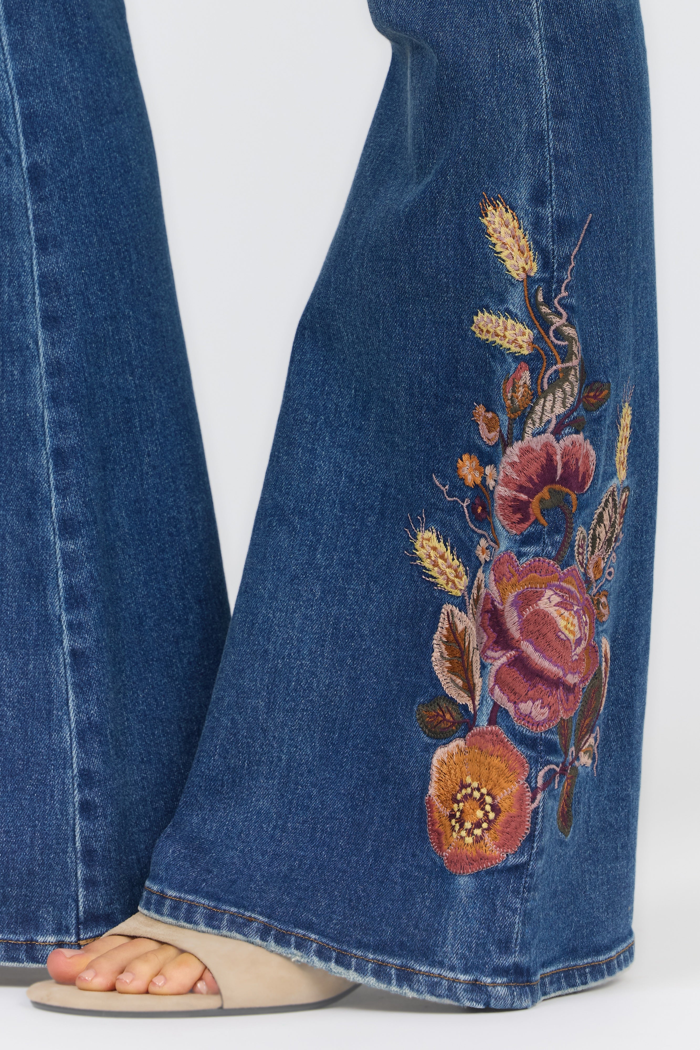 Rosa Embroidered Denim